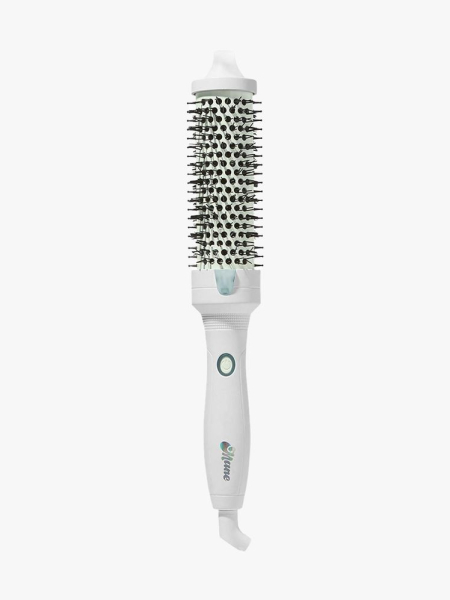 Mane It's Giving Body Medium Hot Thermal Round Brush white round thermal brush on light gray background